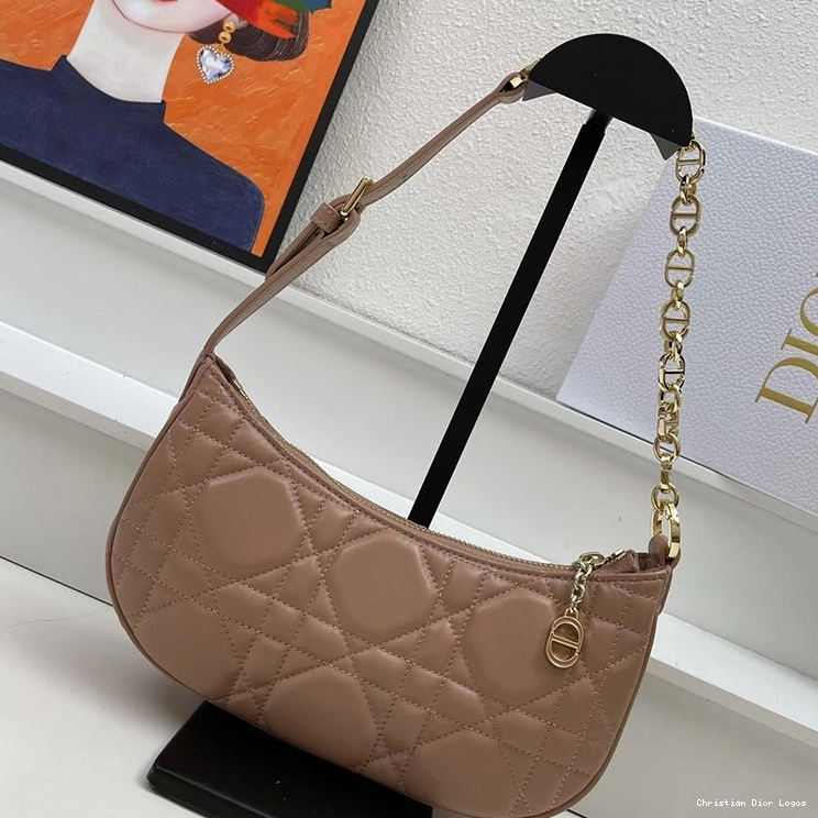 Cheap Bag Cannage Apricot Lambskin CD Lounge Dior 0815 Luxury